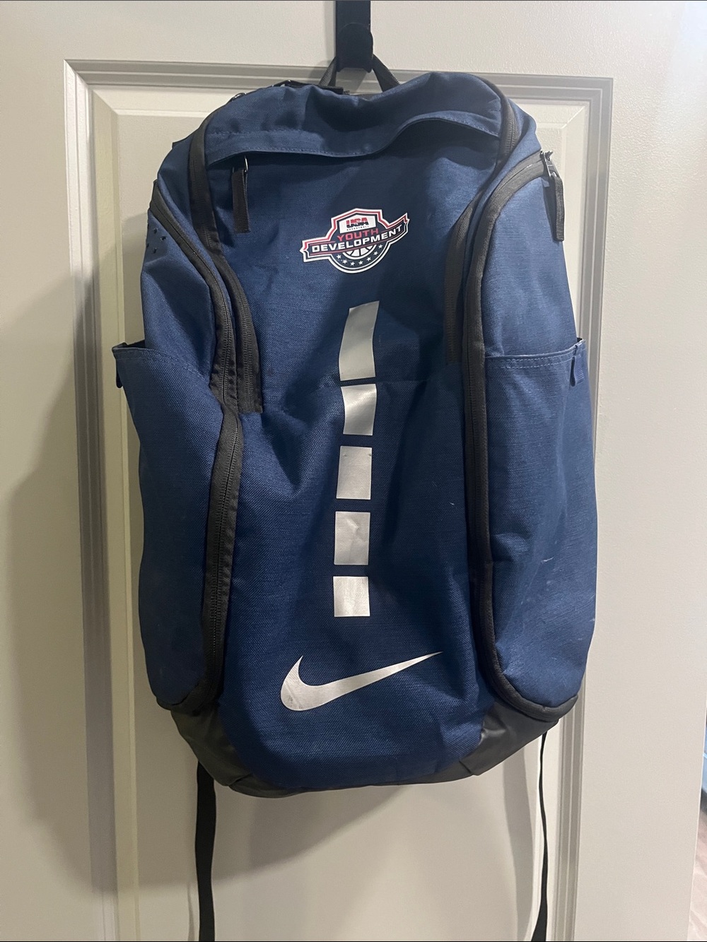 USA Nike Dark Blue Men’s Athletic Backpack with Reflective Accents